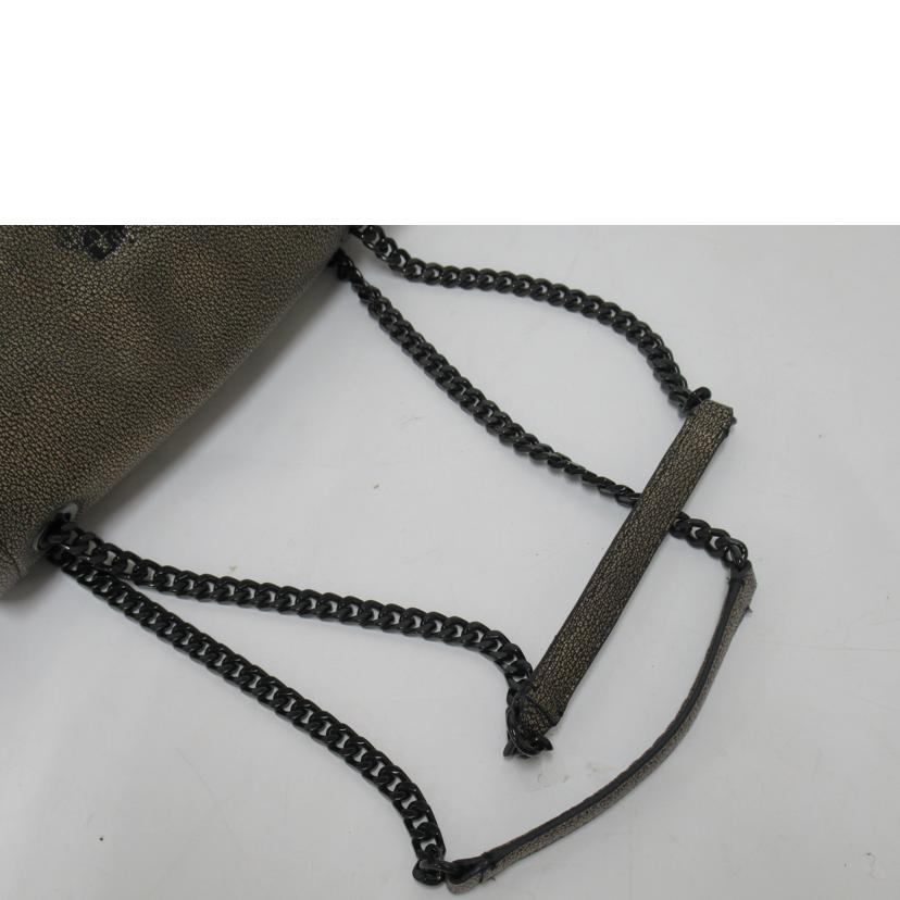 COACH/チェーンショルダー/メタリックゴールド/レザー/33553//H14**/Aランク/63