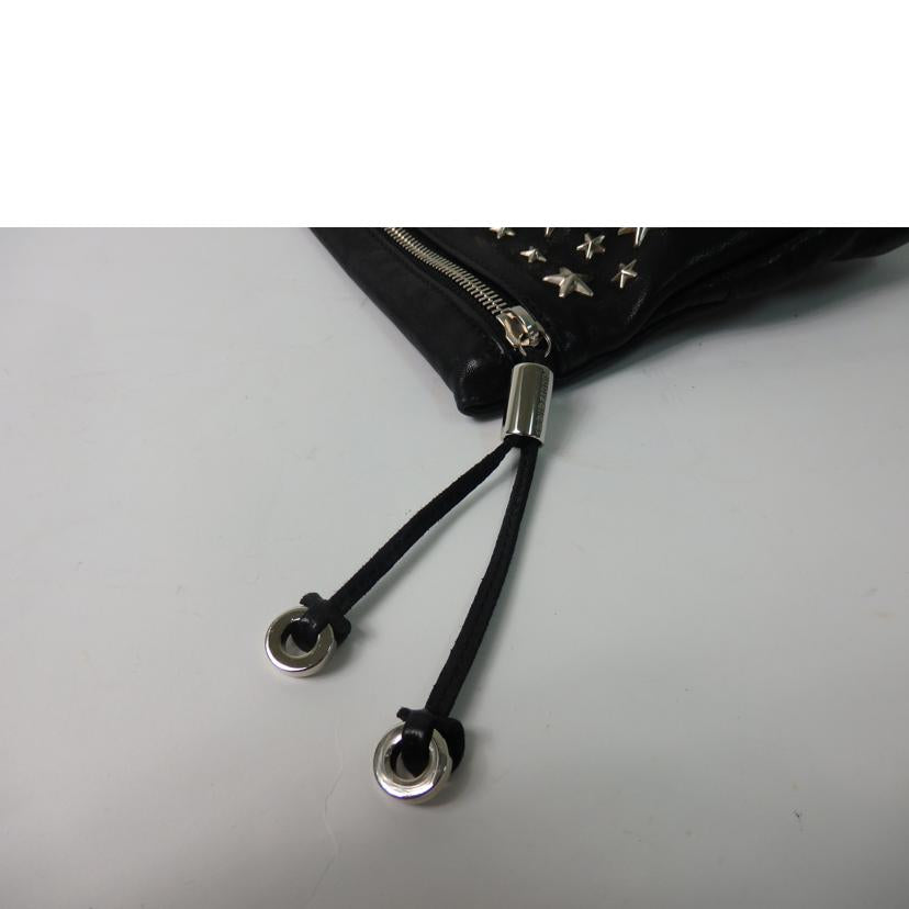 JIMMY CHOO ジミーチュウ/スタースタッズセカンドバッグ/黒//5R8C71/ABランク/84