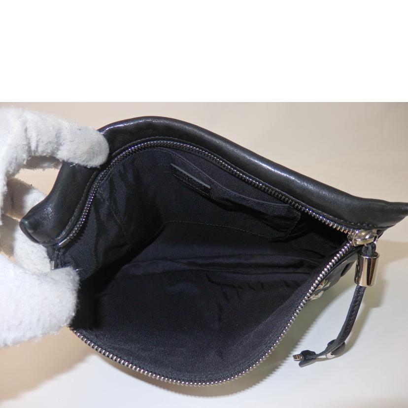 JIMMY CHOO ジミーチュウ/スタースタッズセカンドバッグ/黒//5R8C71/ABランク/84