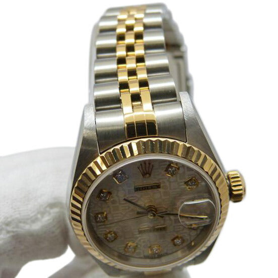 ROLEX ロレックス/デイトジャストレディース コンピューター10Pダイヤ/79173G//P676386/Aランク/03