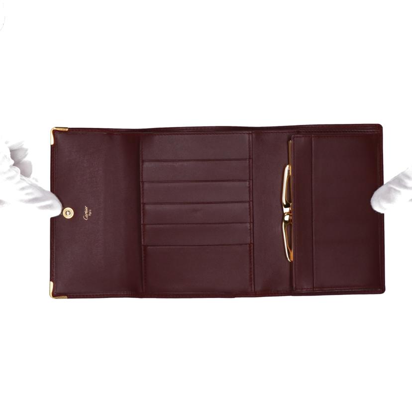 Cartier カルティエ/三つ折り財布//ABランク/75