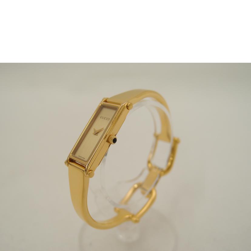 GUCCI グッチ 腕時計 レディース/バングルウォッチ/ゴールド文字盤/クォーツ/1500L//056****/Bランク/69