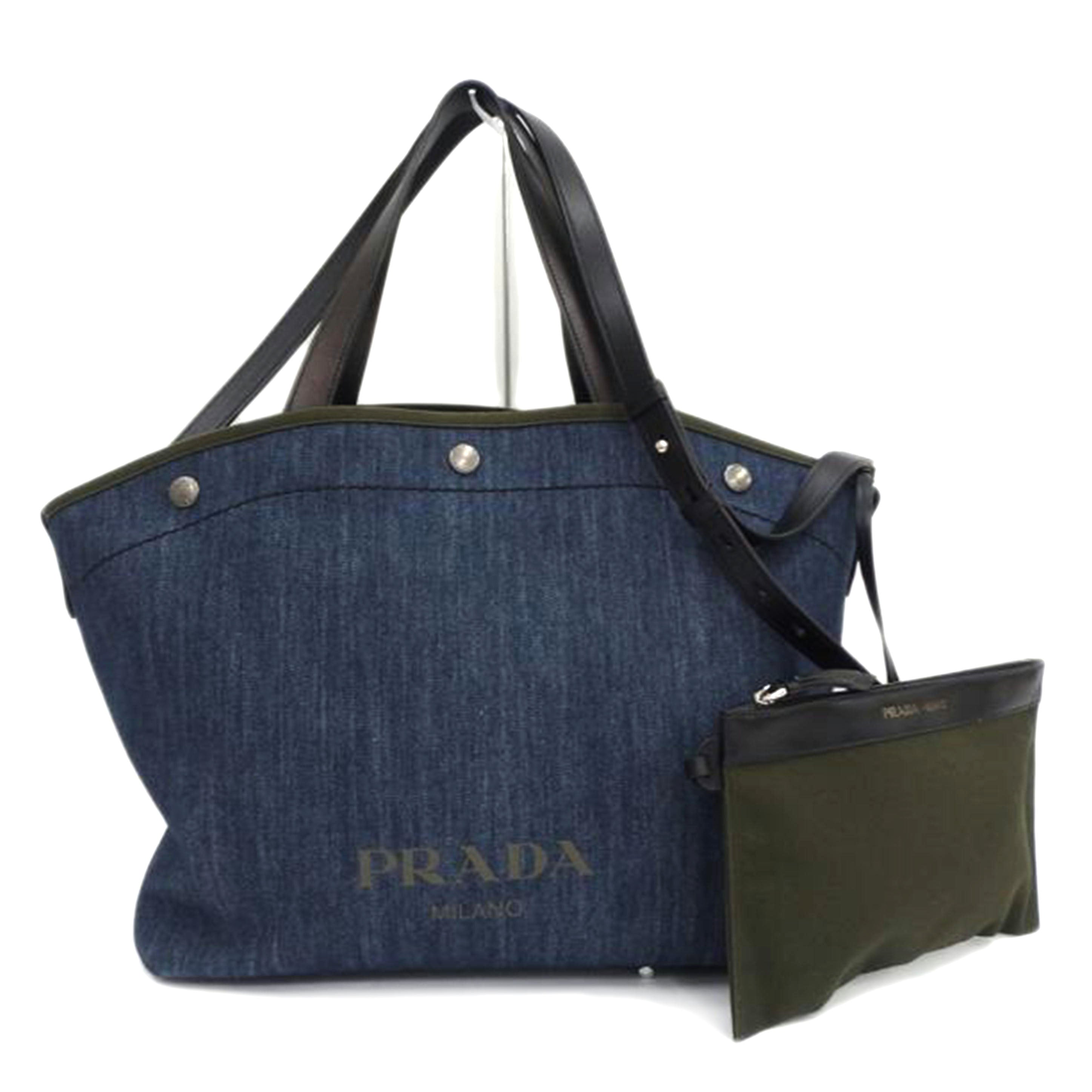 PRADA プラダ/デニム2wayトート/1BG242//ABランク/82
