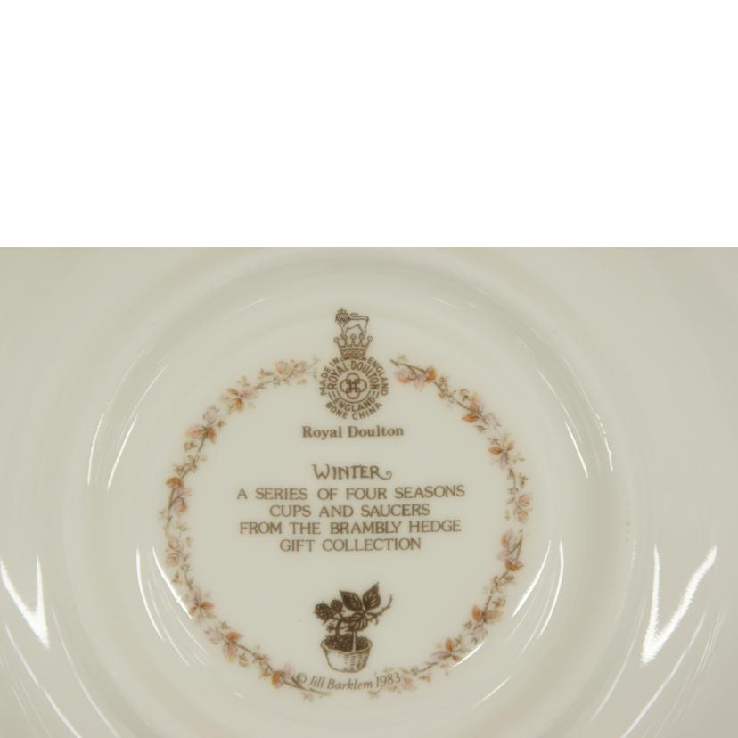Royal Doulton ロイヤルドルトン/ブランブリーヘッジ カップ&ソーサー四季4客組//Aランク/05