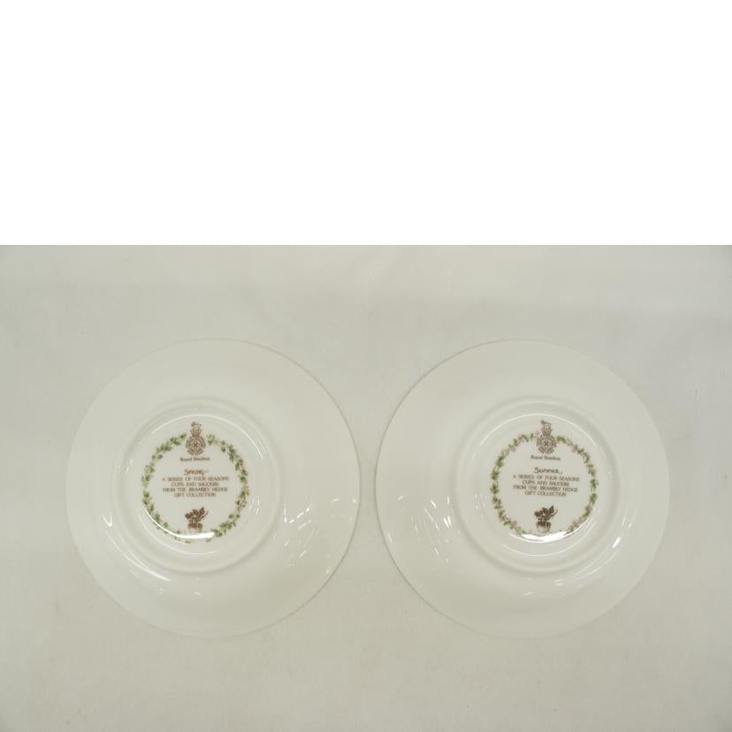 Royal Doulton ロイヤルドルトン/ブランブリーヘッジ カップ&ソーサー四季4客組//Aランク/05