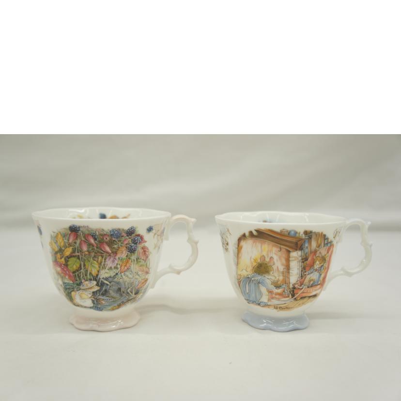 Royal Doulton ロイヤルドルトン/ブランブリーヘッジ カップ&ソーサー四季4客組//Aランク/05