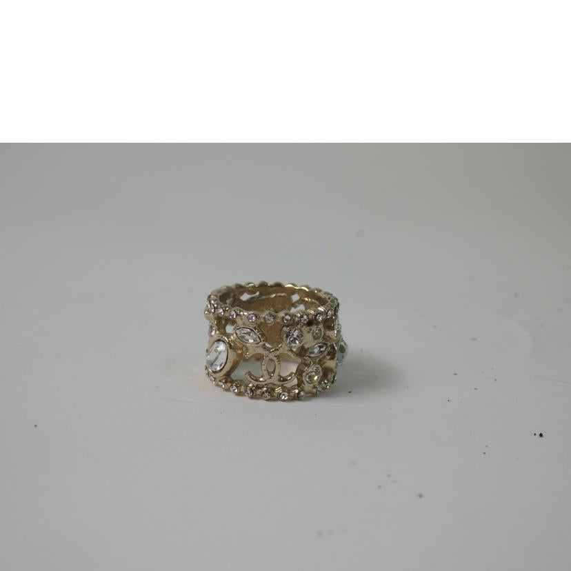 CHANEL シャネル/ラインストーンココマークリング#11.5//09 A/Aランク/84