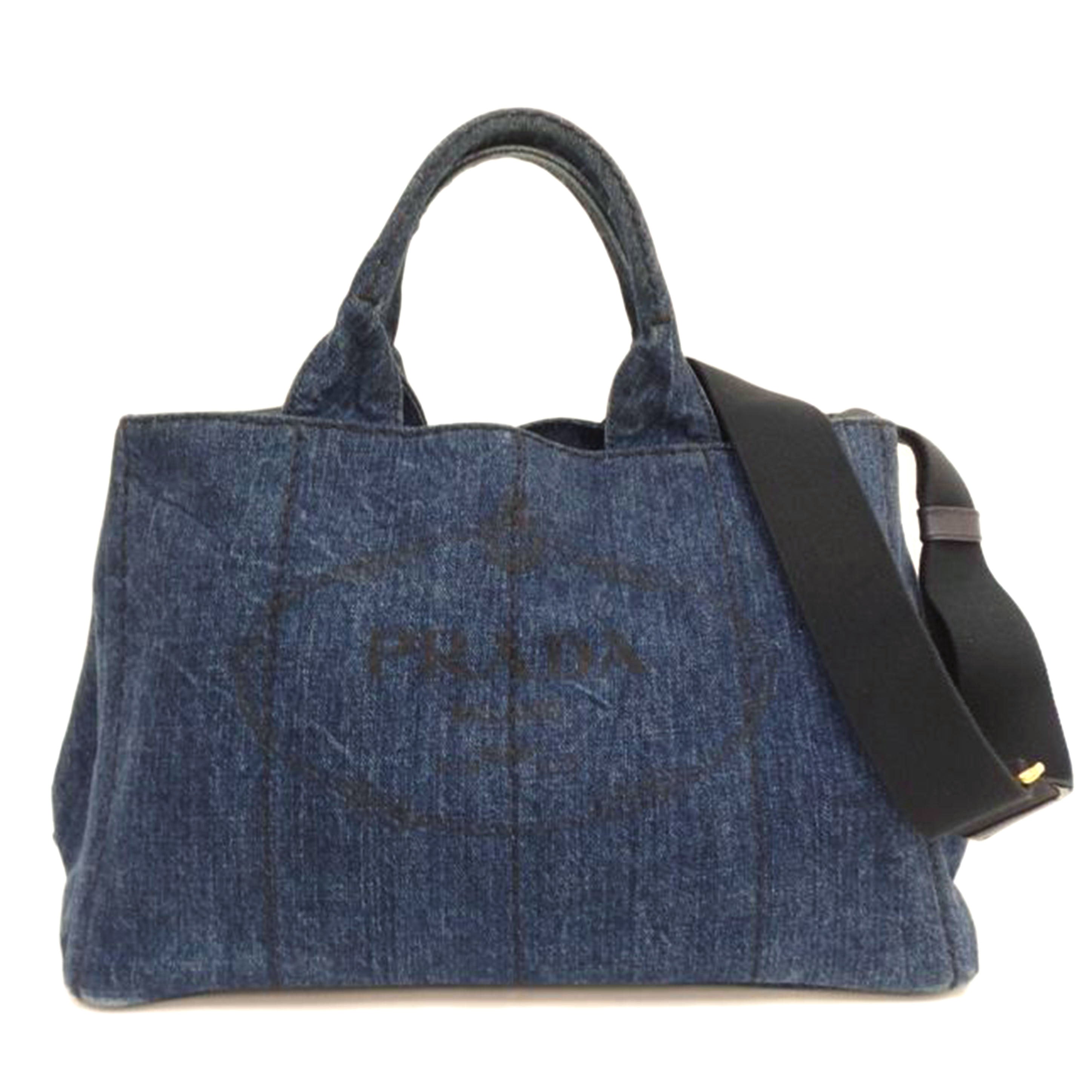 PRADA プラダ/カナパ2wayトート/デニム/B2642B//Bランク/82