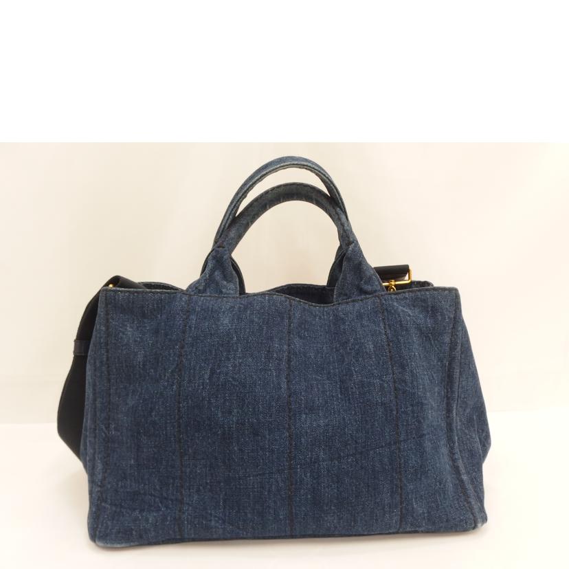 PRADA プラダ/カナパ2wayトート/デニム/B2642B//Bランク/82