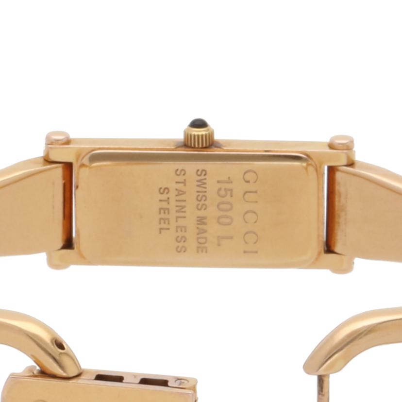GUCCI グッチ/バングルウォッチ・ゴールド/レディース/クオーツ/1500L//12551506/ABランク/75
