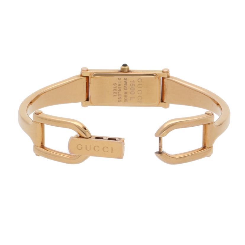 GUCCI グッチ/バングルウォッチ・ゴールド/レディース/クオーツ/1500L//12551506/ABランク/75
