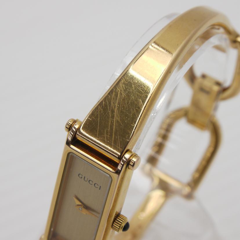 GUCCI グッチ/バングルウォッチ・ゴールド/レディース/クオーツ/1500L//12551506/ABランク/75