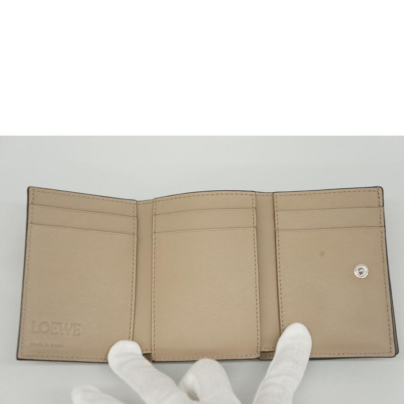 LOEWE ロエベ/アナグラムトライフォールドウォレット/C821TR2X02//062144/Aランク/09