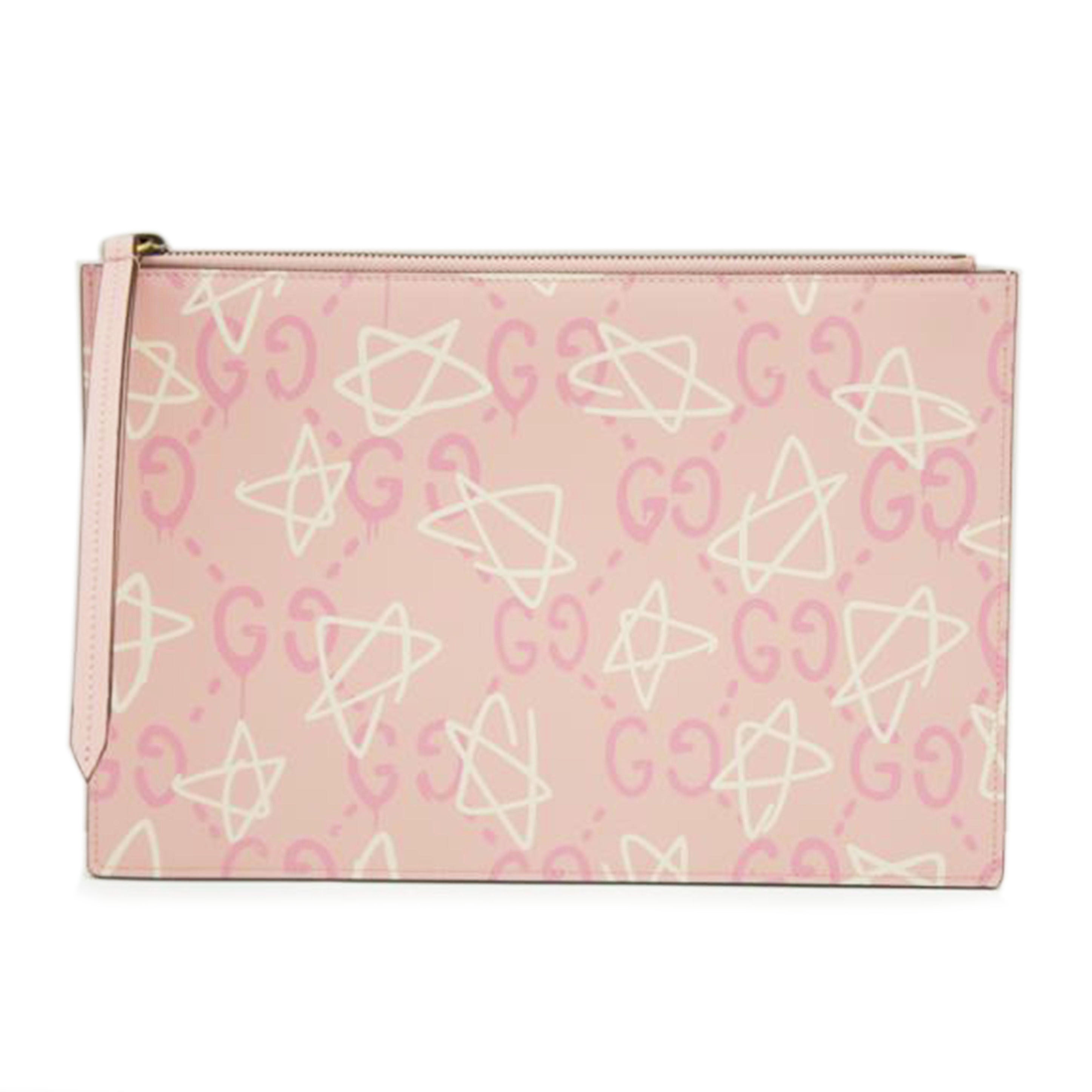 GUCCI グッチ/ゴーストレザークラッチ /445597//0416/SAランク/75