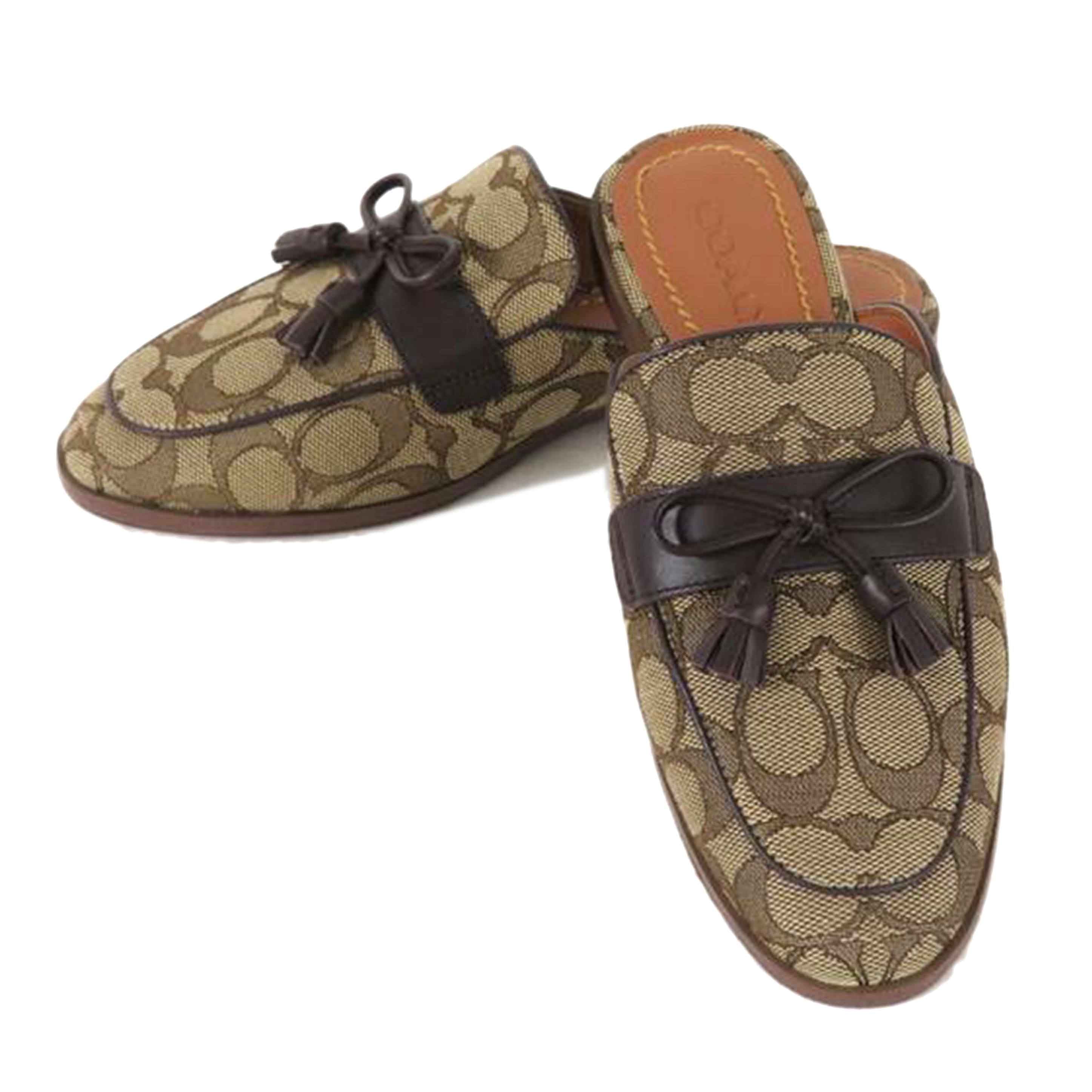 COACH コーチ/スタシー シグネチャー ミュール/FG2709//Aランク/81