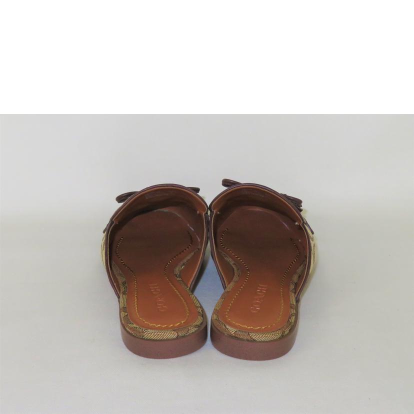 COACH コーチ/スタシー シグネチャー ミュール/FG2709//Aランク/81