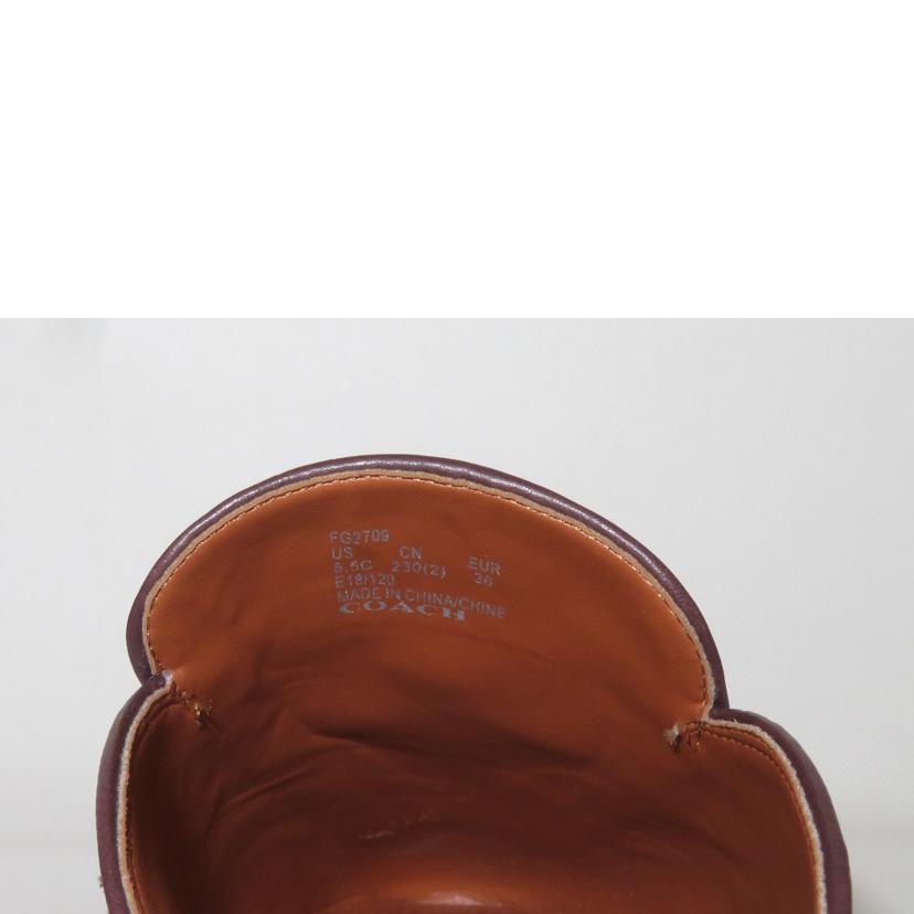 COACH コーチ/スタシー シグネチャー ミュール/FG2709//Aランク/81