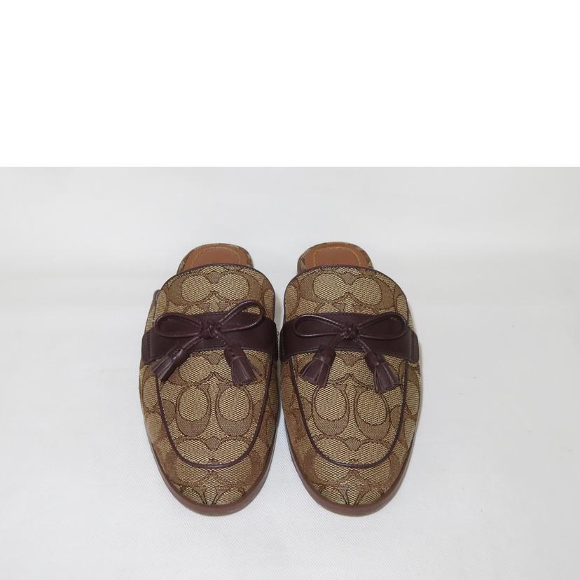 COACH コーチ/スタシー シグネチャー ミュール/FG2709//Aランク/81