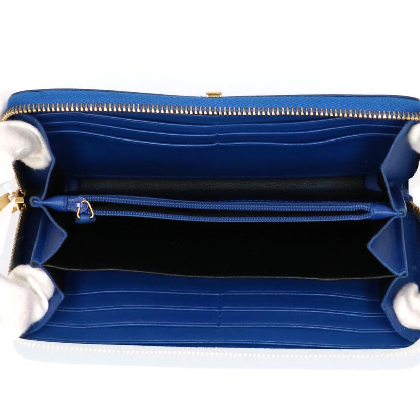 SAINT LAURENT SAINT LAURENT/ Yラインラウンドジップロングウォレット/314991//CFP.1013/ABランク/75