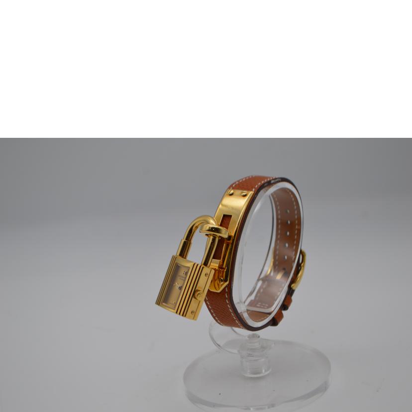 HERMES エルメス/ケリーウォッチGPブラウン/KE1.201 //H□刻印/ABランク/89