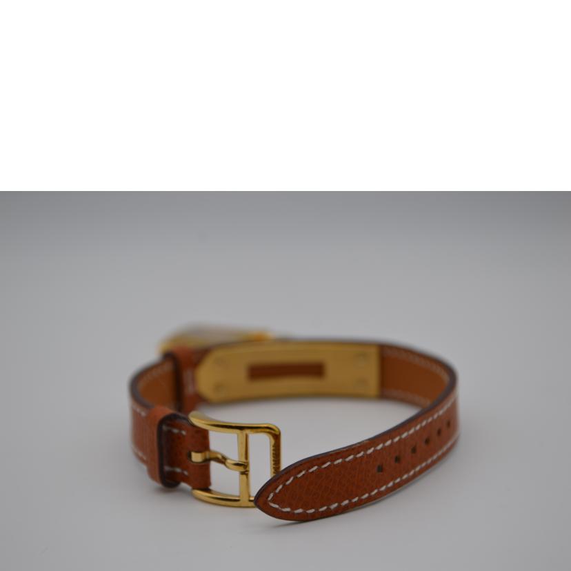 HERMES エルメス/ケリーウォッチGPブラウン/KE1.201 //H□刻印/ABランク/89