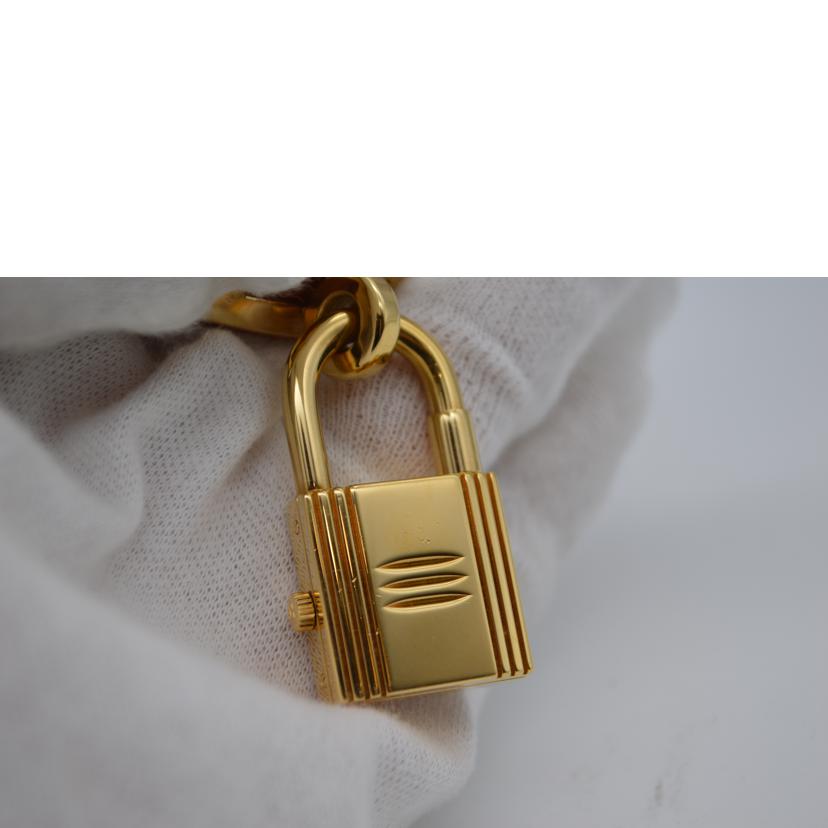 HERMES エルメス/ケリーウォッチGPブラウン/KE1.201 //H□刻印/ABランク/89