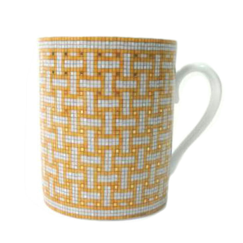 HERMES エルメス/ヴァンキャトル/モザイク柄/マグカップ//SAランク/84