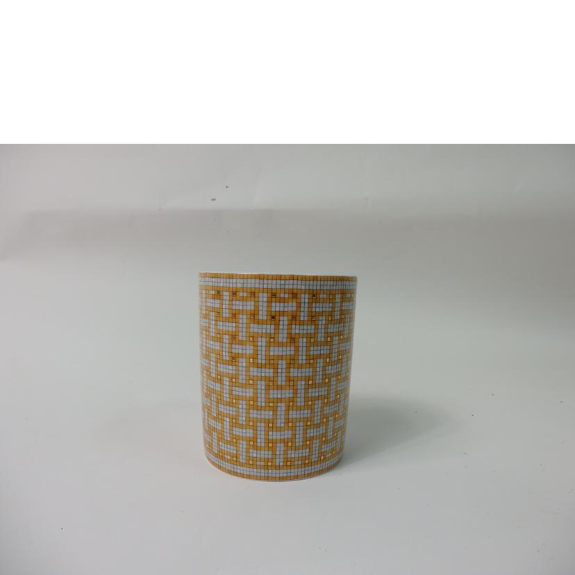 HERMES エルメス/ヴァンキャトル/モザイク柄/マグカップ//SAランク/84