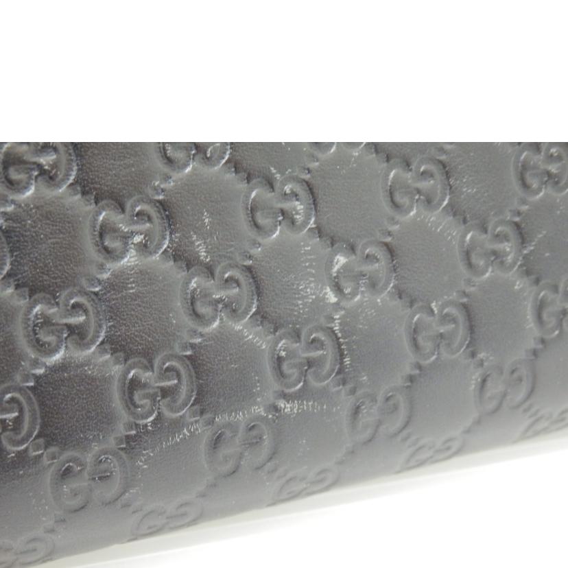 GUCCI グッチ/グッチシマラウンドファスナー長財布/449364//496085/Bランク/88