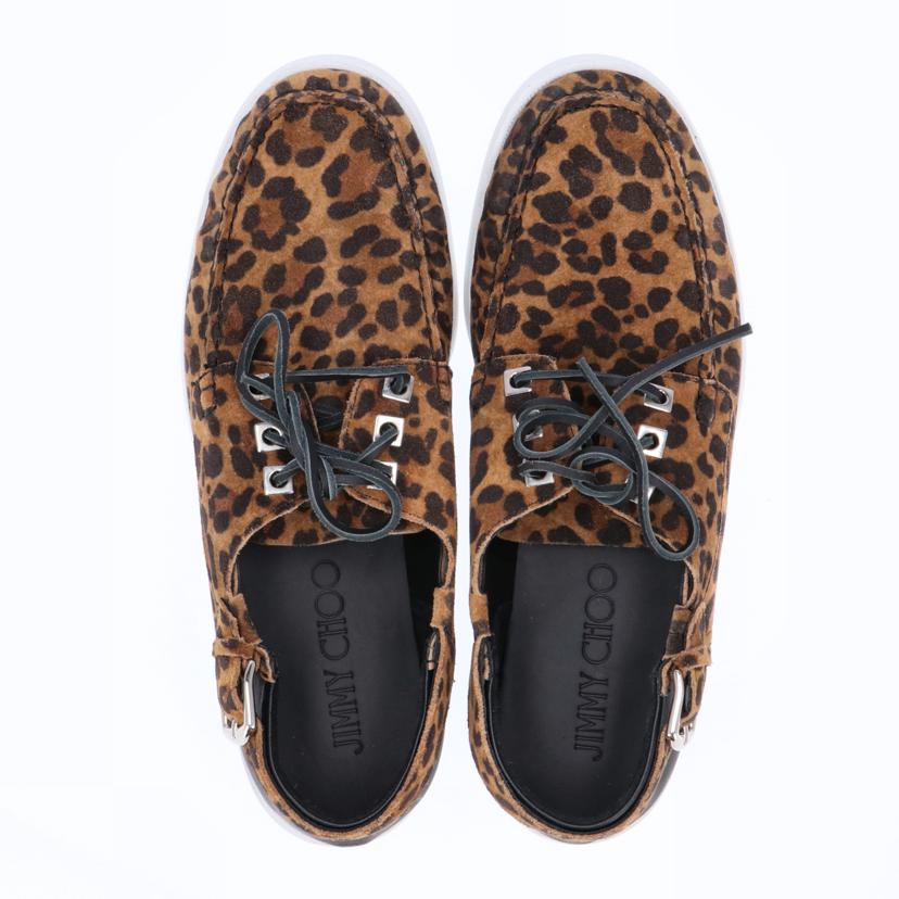 JIMMYCHOO ジミーチュウ/ORSONレオパード/BLK-S//SAランク/75