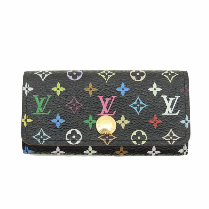 LV ルイ・ヴィトン キーケース レディース メンズ/ミュルティクレ4/マルチカラー/ノワール/M93732//CT2039/ABランク/69