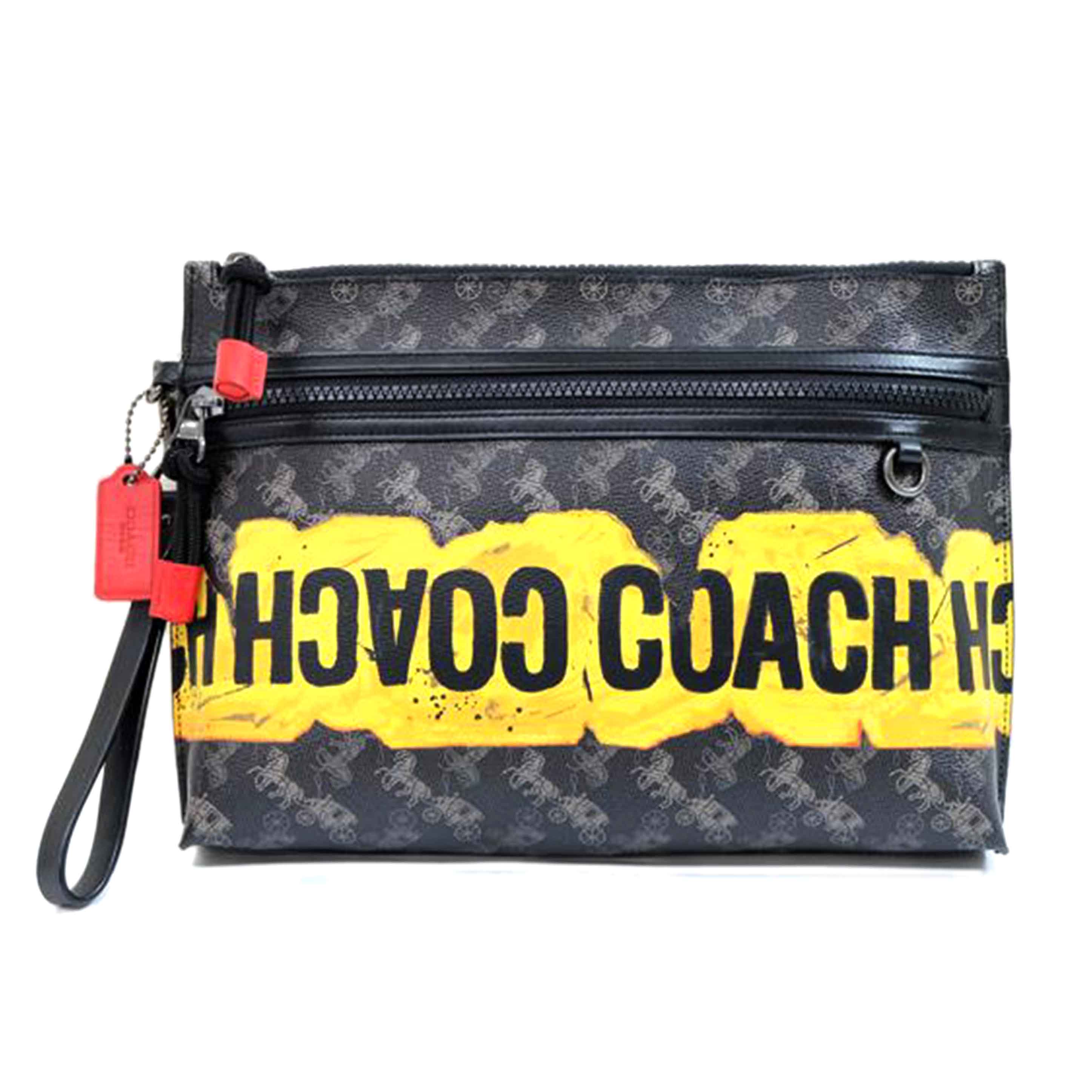 COACH コーチ/PVCクラッチバッグ/F84738//K19**/Bランク/71
