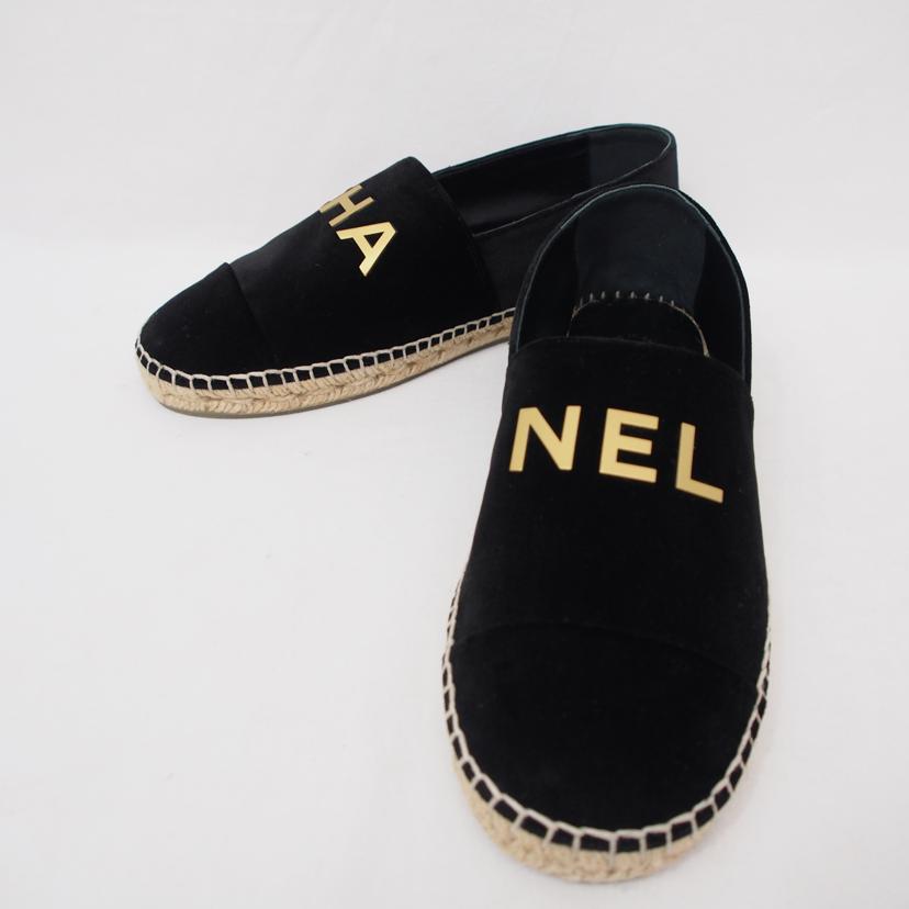 CHANEL/スリッポン/エスパドリーユ/ブラック/BG34012//SAランク/78