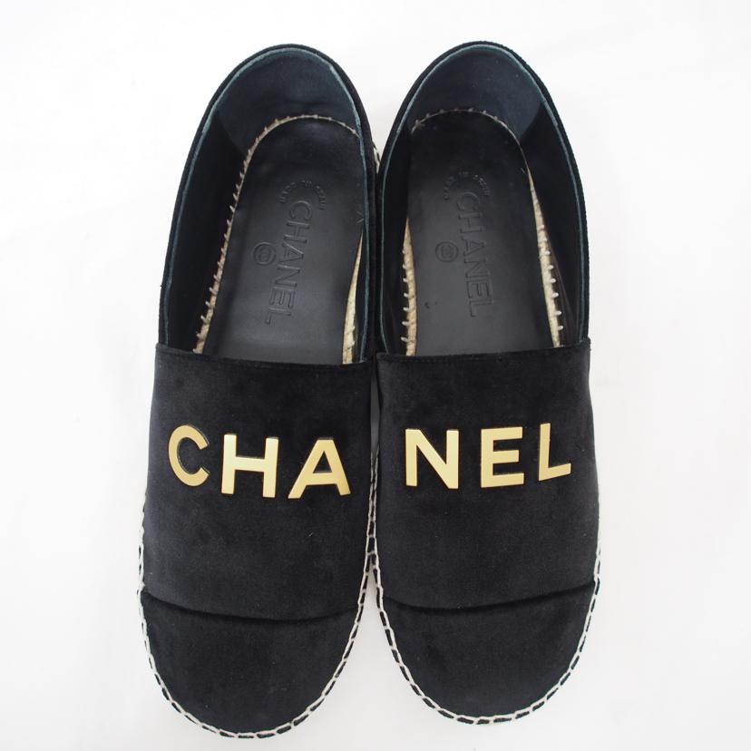 CHANEL/スリッポン/エスパドリーユ/ブラック/BG34012//SAランク/78