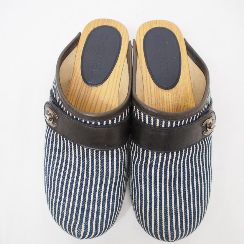 CHANEL/ターンロック付サボサンダル/G29516//Bランク/78