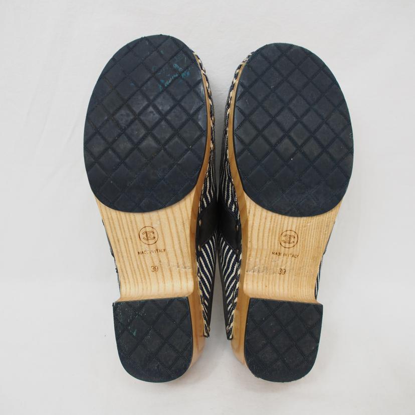 CHANEL/ターンロック付サボサンダル/G29516//Bランク/78