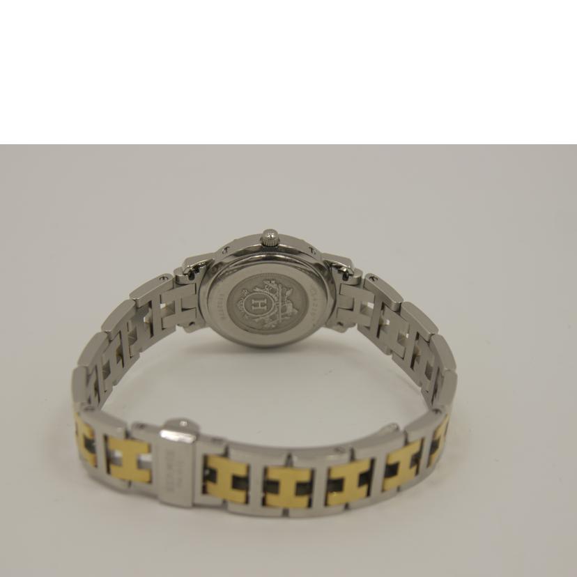 HERMES エルメス/クリッパー・ホワイト/レディース/クオーツ/CL4.220//1132776/ABランク/75
