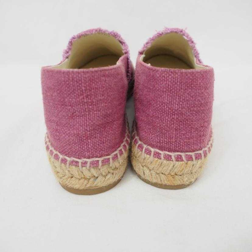 CHANEL/スリッポン/エスパドリーユ/エンジ/G29762//SAランク/78