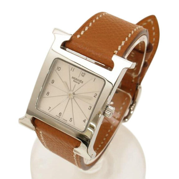 HERMES エルメス 腕時計 革ベルト/Hウォッチ/レディース/クオーツ/HH1.210//3078390/ABランク/69