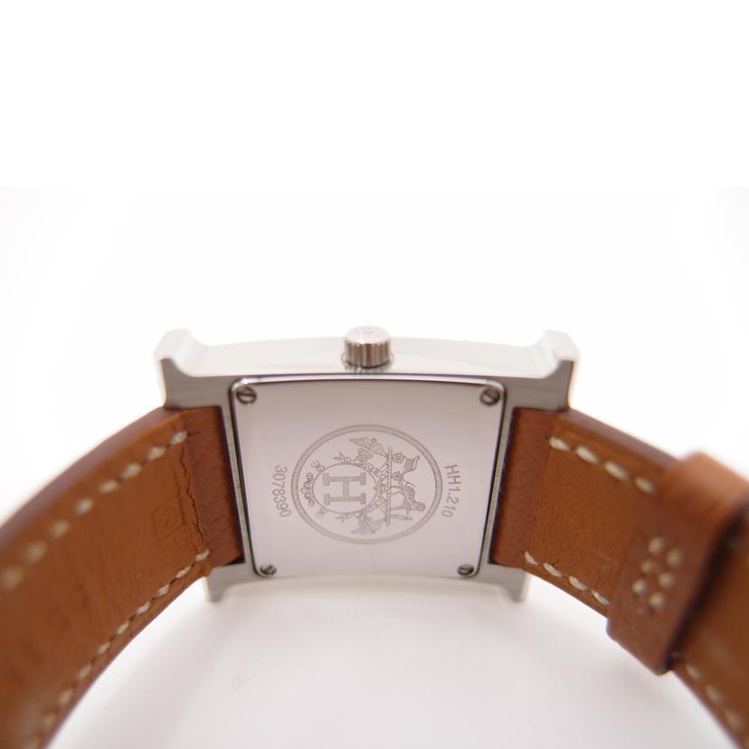 HERMES エルメス 腕時計 革ベルト/Hウォッチ/レディース/クオーツ/HH1.210//3078390/ABランク/69