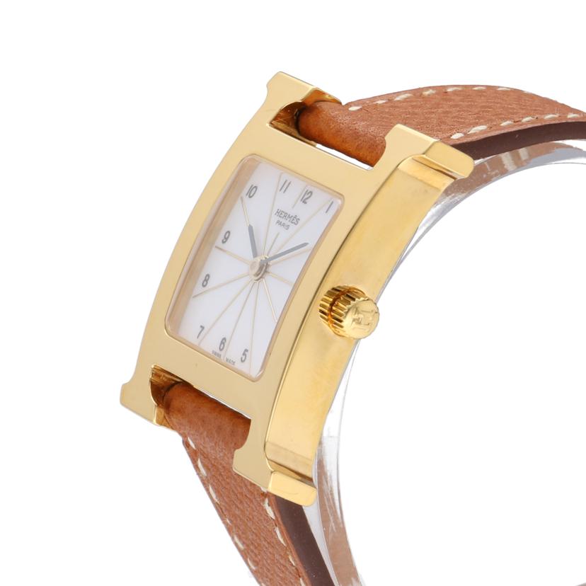HERMES エルメス/Hウォッチ・ゴールド/レディース/クオーツ/HH1.201//2569448/ABランク/75