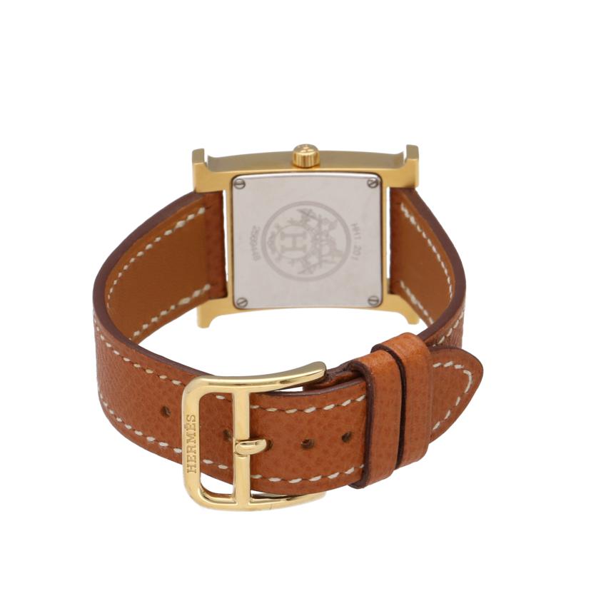 HERMES エルメス/Hウォッチ・ゴールド/レディース/クオーツ/HH1.201//2569448/ABランク/75