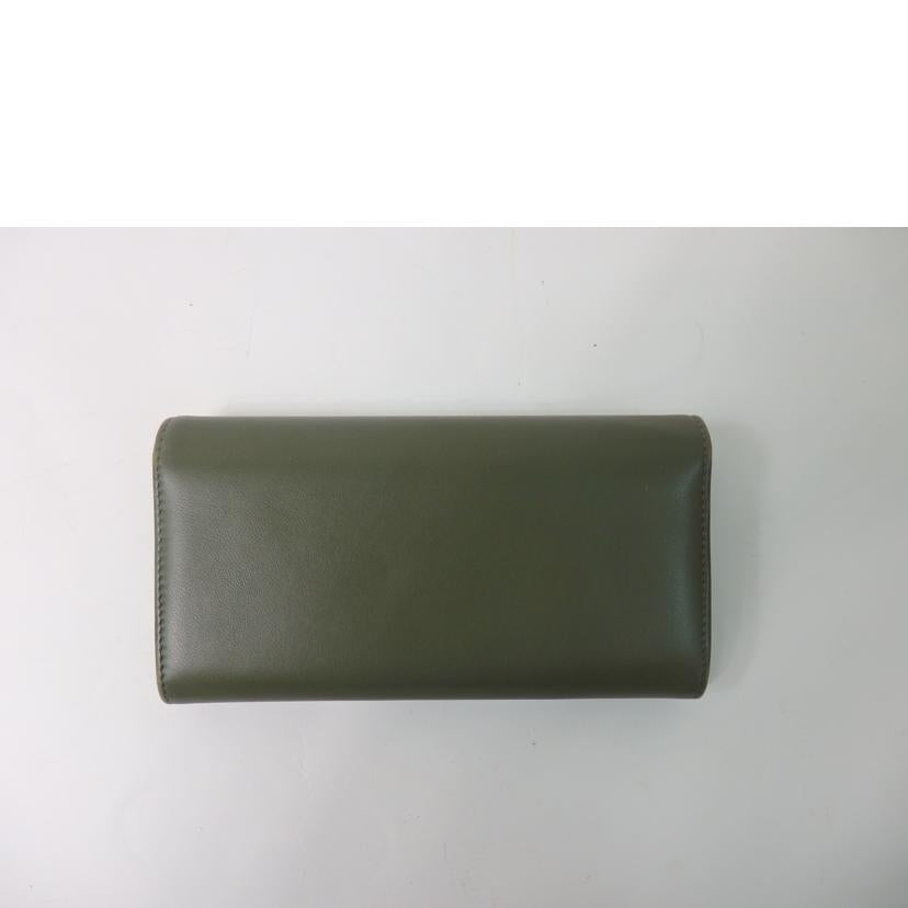 CHANEL シャネル/ココマークレザー長財布/カーキ×ピンク//23869368/Bランク/84