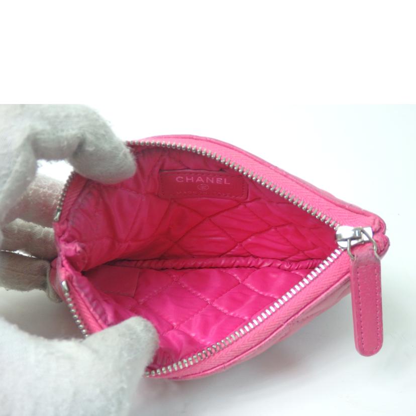 CHANEL シャネル/ココマークマトラッセコインケース/ポーチ/ピンク//21060977/Bランク/84