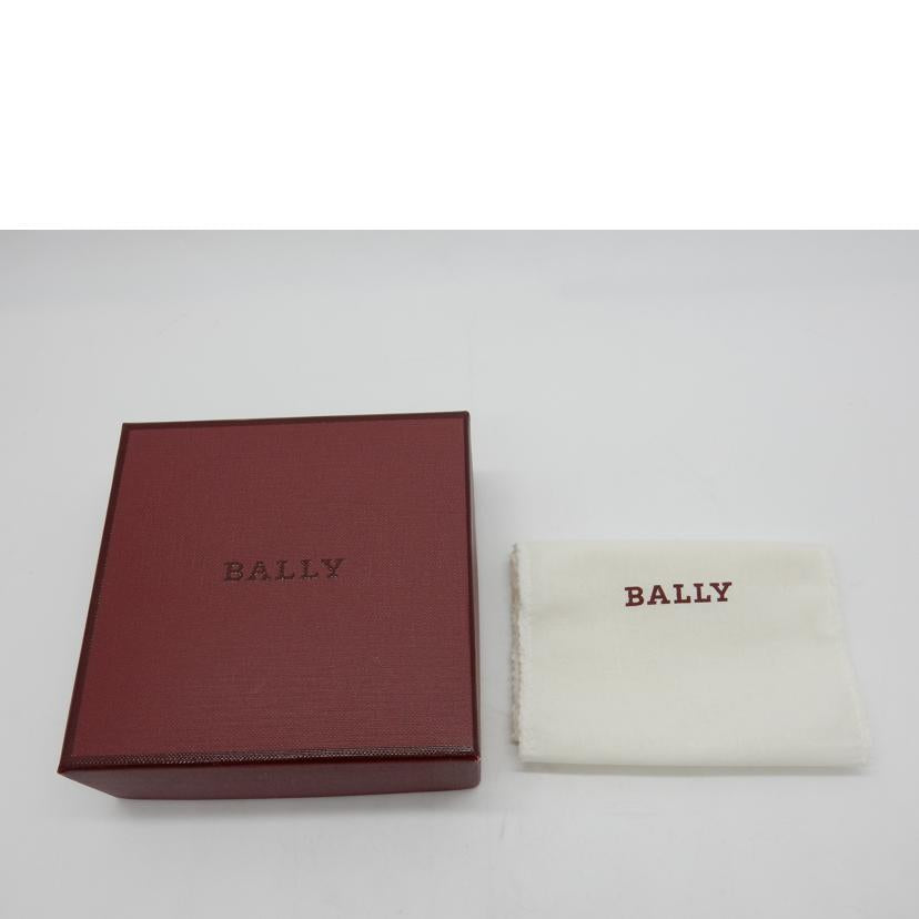 BALLY バリー/ストライプ柄ハンドウォレット/レザー・ブラック//SAランク/02