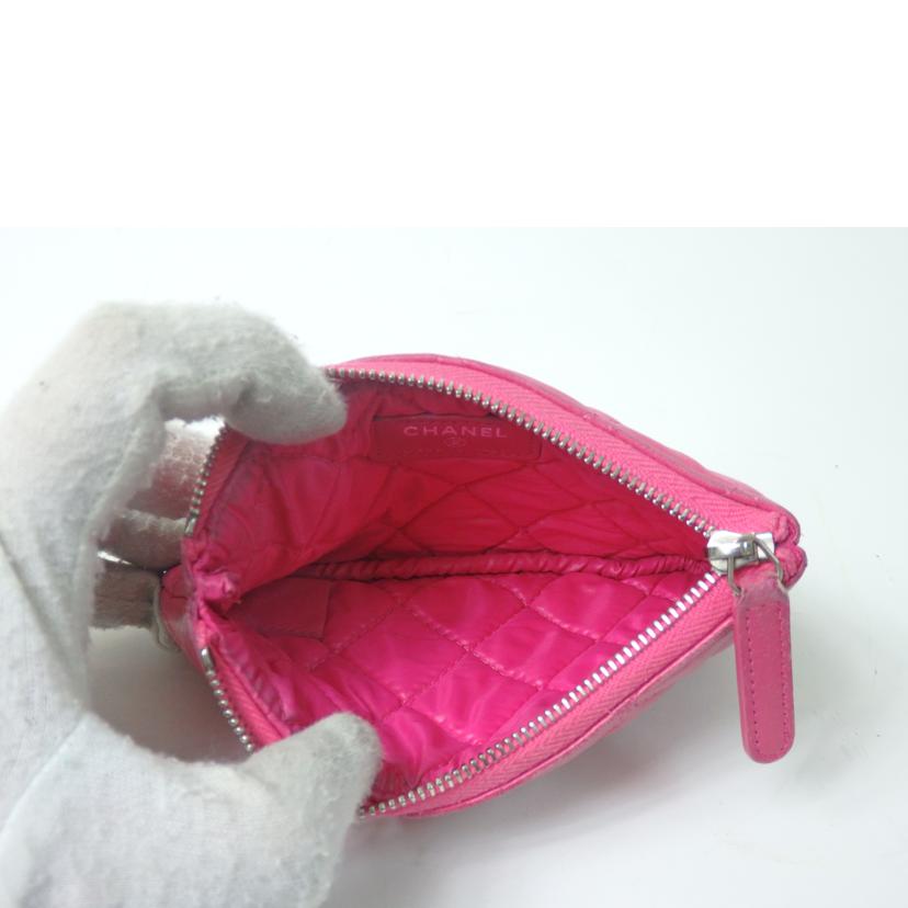 CHANEL シャネル/ココマークマトラッセコインケース/ポーチ/ピンク//21060977/Bランク/84