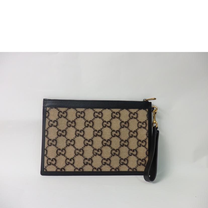 GUCCI グッチ/GGウールクラッチバッグ/ポーチ/597627//562600/SAランク/84