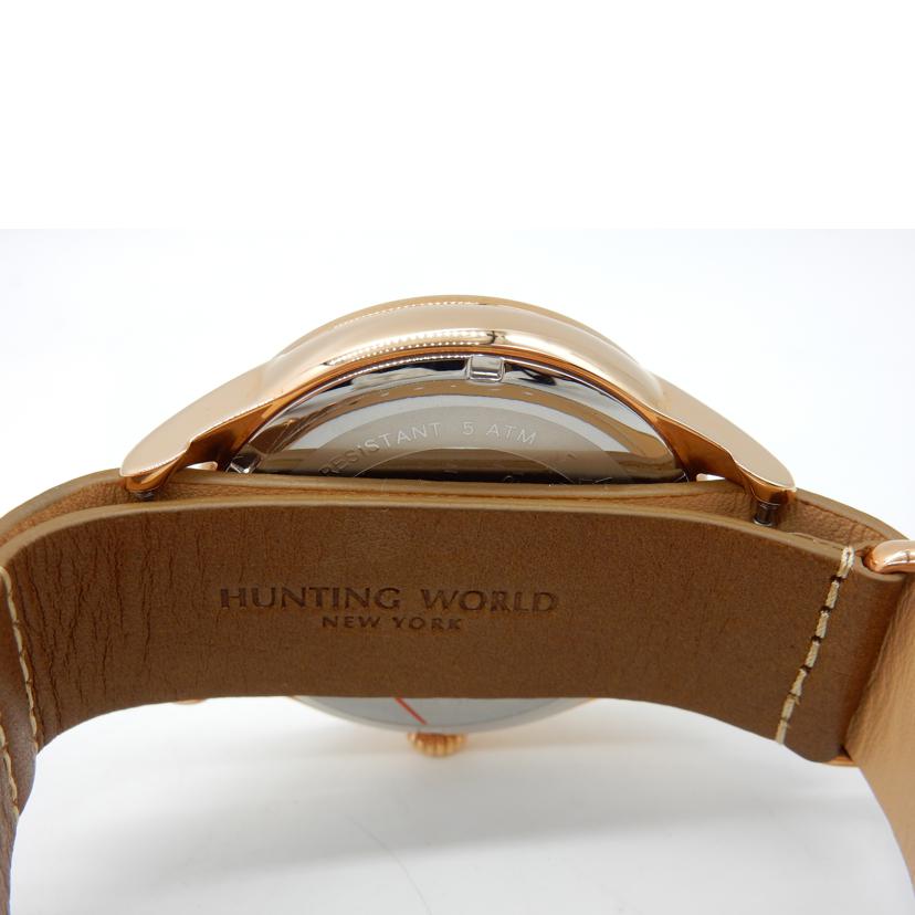 HUNTING WORLD ハンティングワールド/メンズ/クォーツ/アナログ腕時計/ローズゴールド/HWG010//SAランク/02