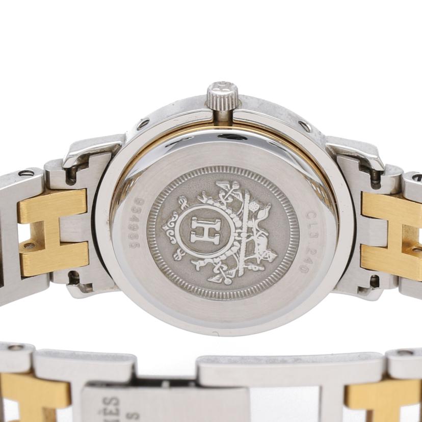 HERMES エルメス/クリッパー・ホワイト/レディース/クオーツ/CL3.240//934985/Aランク/75