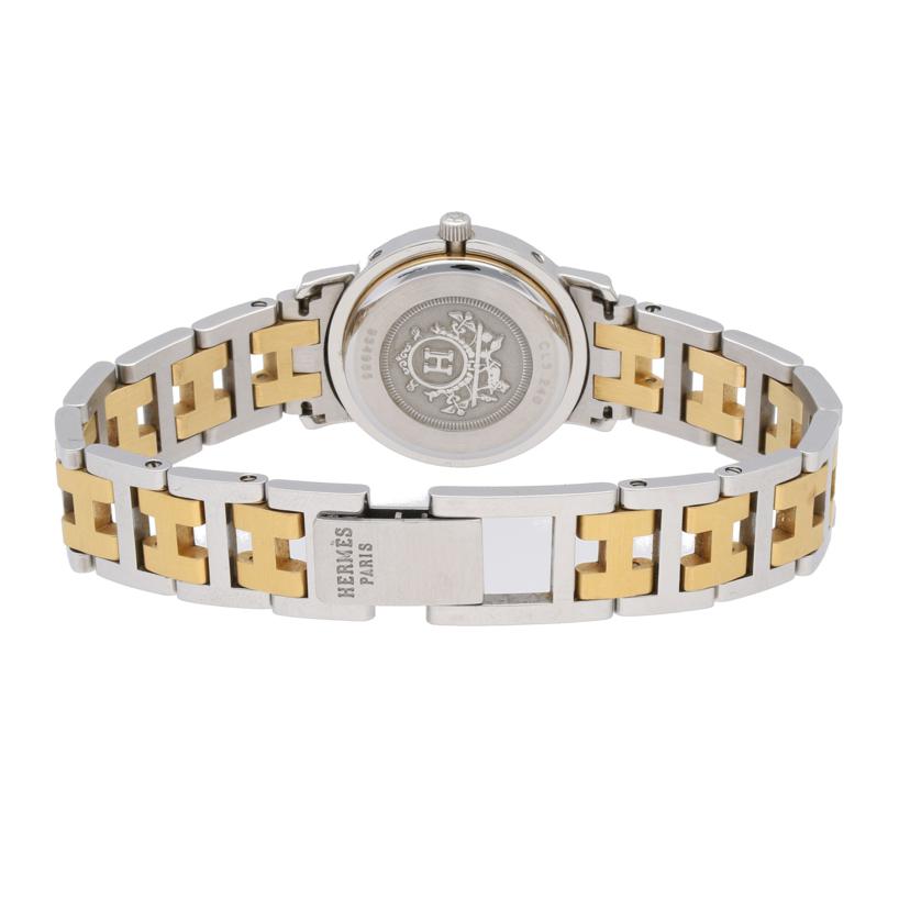 HERMES エルメス/クリッパー・ホワイト/レディース/クオーツ/CL3.240//934985/Aランク/75